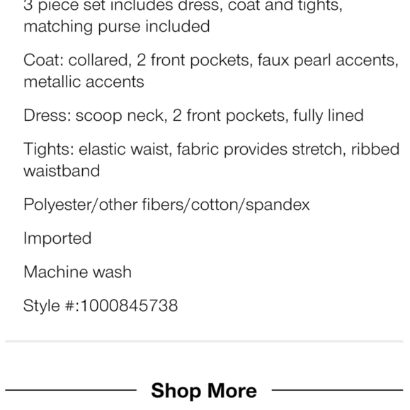 Girls tweed dress and coat - Picture 6 of 8